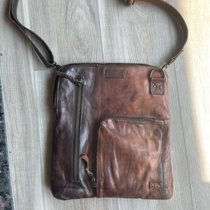 BEDSTU AIKEN CROSSBODY PURSE IN CAFE LATTE COLOR